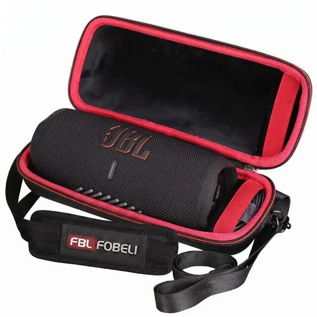 Alt view image 2 of 6 - Hard Carrying Case for JBL Charge 4 / Charge 5 Waterproof Bluetooth Speaker, Protective Bag with Shoulder Strap