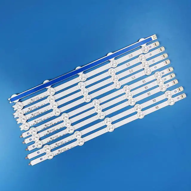 Alt view image 2 of 6 - 10 Pieces LED Backlight Strips for LG 42-inch TV 42LN5100 42LN5400 42LN5700 42LN542V 42LN575S 42LA620V 42LN570S 42LA621S LC420DUE