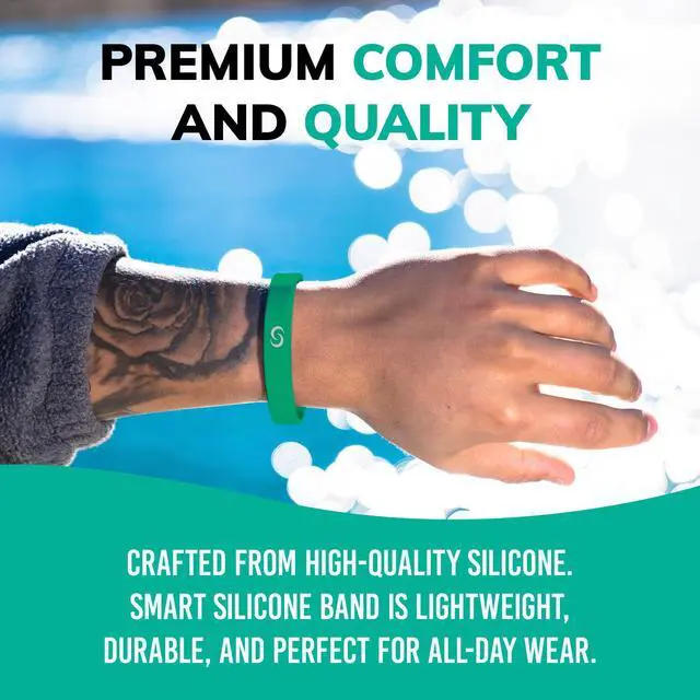 Alt view image 3 of 6 - Smart Silicone Digital Business Card Wristband with Tap to Share | Premium Quality, QR Code Profile, App-Free Smart Wristband for Networking