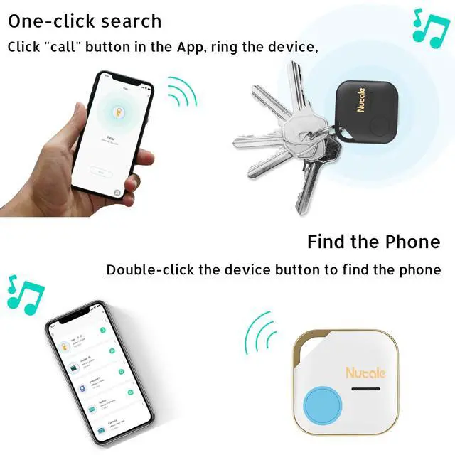 Alt view image 4 of 6 - Nut Pro Key Finder Tag, Bluetooth Tracker Item Locator - Both iOS and Android Compatible for Keys Wallets or Backpacks and Tablets