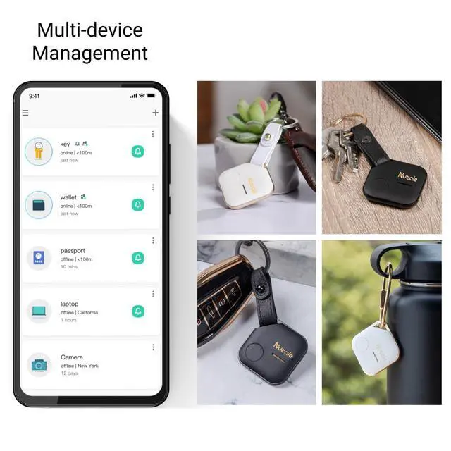 Alt view image 6 of 6 - Nut Pro Key Finder Tag, Bluetooth Tracker Item Locator - Both iOS and Android Compatible for Keys Wallets or Backpacks and Tablets
