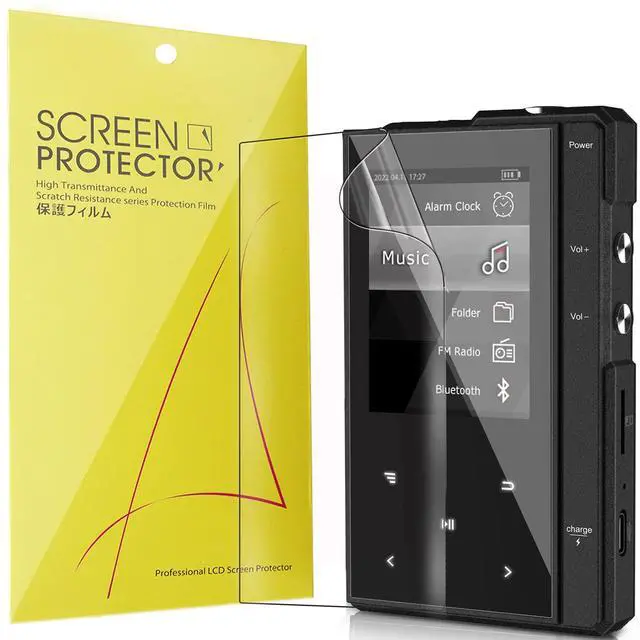 Main image of Screen Protector, 6 Pack TPU Clear Film Compatible for Phinistec Z6 MP3 Player