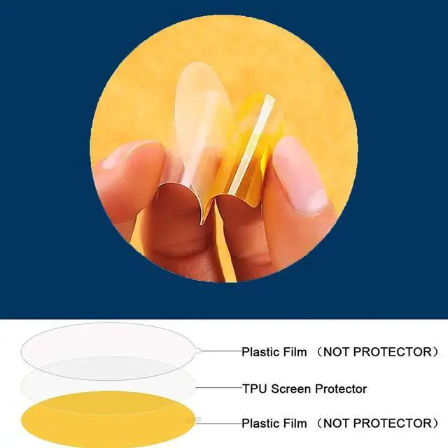 Alt view image 4 of 6 - Screen Protector, 6 Pack TPU Clear Film Compatible for Phinistec Z6 MP3 Player