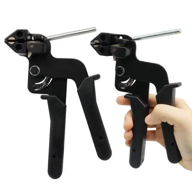 Alt view image 5 of 5 - Stainless Steel Cable Tie Gun | Special Tool For Fastening and Cutting Steel Zip Ties, For Repair Fence, Pipe Wrap, Outdoor Bundling