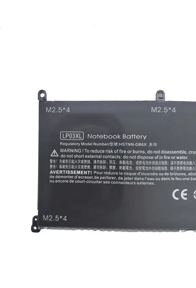 Alt view image 2 of 6 - LP03XL Replacement Laptop Battery Compatible with HP Envy M6-P M6-P113DX M6-P013DX Envy 15T-AE 15T-AE000 HSTNN-DB7C 807417-005 807211-241 11.4V 55Wh