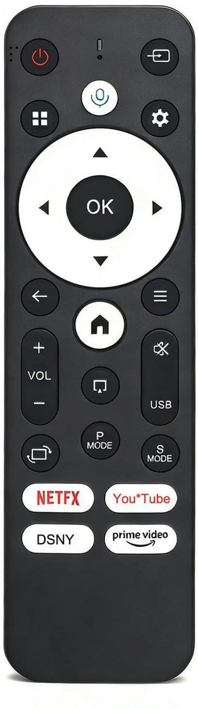 Main image of Replacement Remote Control for YOWHICK DP03-L,Salange HY320AA Projector