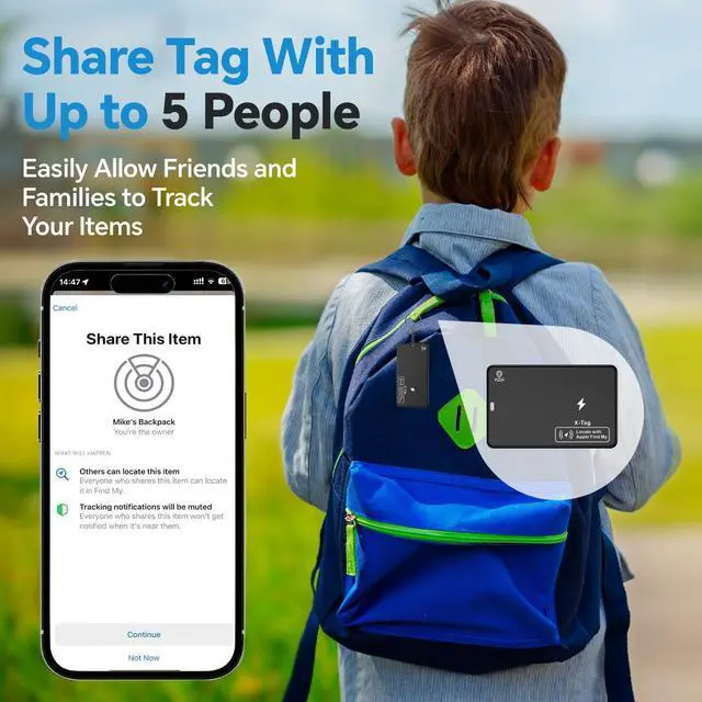 Alt view image 5 of 7 - Ultra-Thin Wallet Tracker Card, Wireless Charging Recharged Tracker, Keys Finder & Item Locator for Keys, Bags, Wallet, Passport