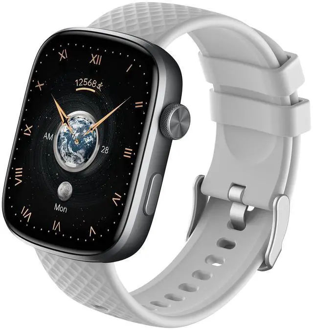 Main image of Smart Watch for Women Men - (Answer/Make Calls) Compatible with iOS/Android Phones,3ATM Waterproof,Heart,Rate,Sleep,Pressure,Steps Monitor,100+ Sports Trackers (Gray)