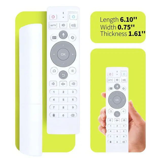 Alt view image 5 of 7 - Replacement Remote Control Intended for Ubox TV Set-Top Box Remote Control with Voice Function, Compatible with Ubox10 Ubox11 Ubox12 UB11 UB10 UB12