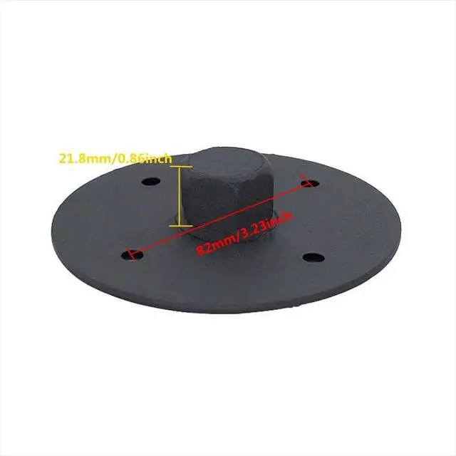 Alt view image 7 of 7 - 118mm M20 Steel Top Hat for Speaker Mounting | DJ Subwoofer & Pro Audio Stand Adapter Flange 1PC
