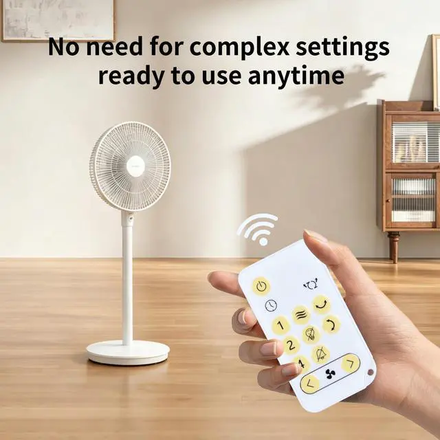 Alt view image 5 of 7 - Replacement Remote Control Intended for IRIS Woozoo Globe Multi-Directional 5-Speed Oscillating Fan