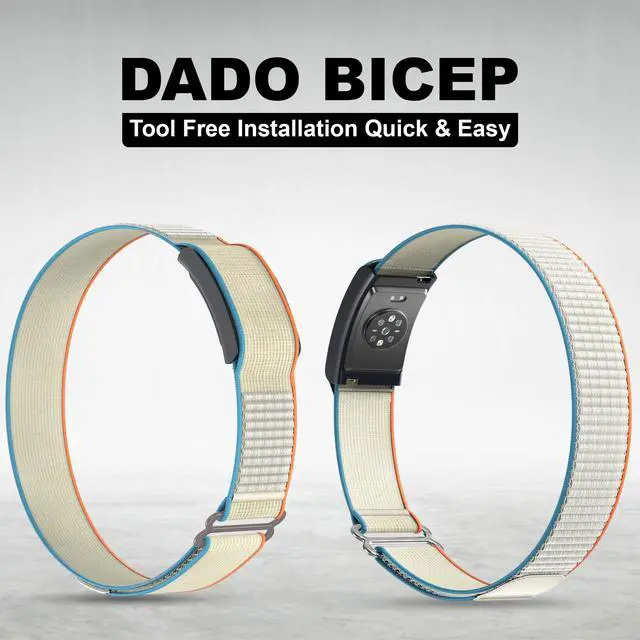 Alt view image 4 of 7 - Bicep Nylon Replacement Band, Compatible with Amazfit Helio Strap Adjustable, Breathable Sport Band for Fitness Tracker, Comfortable for All-Day Wear