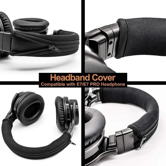 Alt view image 6 of 7 - Headphone Headband Cover Compatible with Pro Model Headphone (Black)