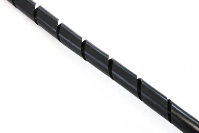 Alt view image 2 of 3 - 33FT PE 5/8 Inches (16 mm) Black Polyethylene Spiral Wire Wrap Tube PC Manage Cable for Car Computer Cable