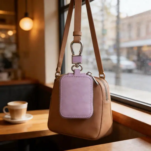 Alt view image 4 of 6 - Earbud Case Headphone Storage Case Compatible with Airpods 1/2/3/4 Pro Wireless Earphones (Light Purple)