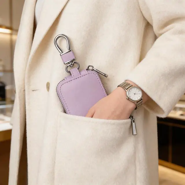 Alt view image 3 of 6 - Earbud Case Headphone Storage Case Compatible with Airpods 1/2/3/4 Pro Wireless Earphones (Light Purple)