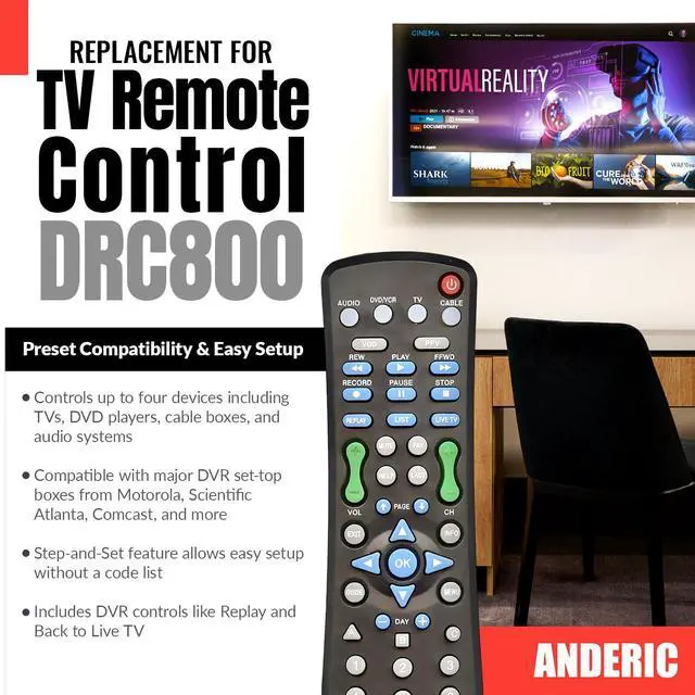 Alt view image 3 of 7 - DRC800 Replacement for Motorola, Comcast, Scientific Atlanta | Explorer DVR Cable Boxes, Set-Top Boxes STB - Guaranteed Replacement