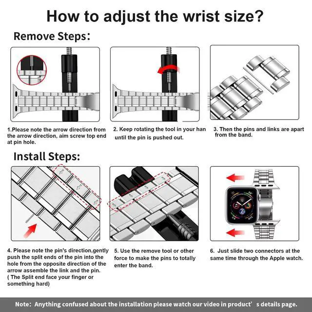 Alt view image 3 of 7 - Solid Stainless Steel Band For Fitbit Versa 4/Versa 3 | Metal Strap,for Fitbit Sense/Sense 2,Women and Men
