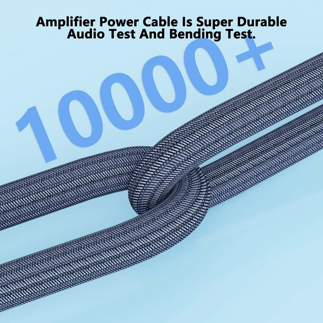 Alt view image 4 of 7 - 12AWG HiFi Audio AC Power Cable with 3-Prong Rhodium Plated Plugs(1.5M) Audiophile Power Cord 125V 15A High Quality Braided Sleeves Power Line with Power Filter/Turntable, Amplifier/CD Player/DAC