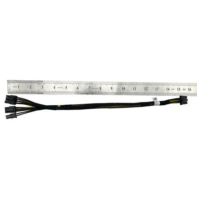 Alt view image 2 of 5 - New 12Pin to 8+8 Pin GPU Power Cable Compatible with Dell PowerEdge R750 R750XS R7525 Server 16inches DPHJ8
