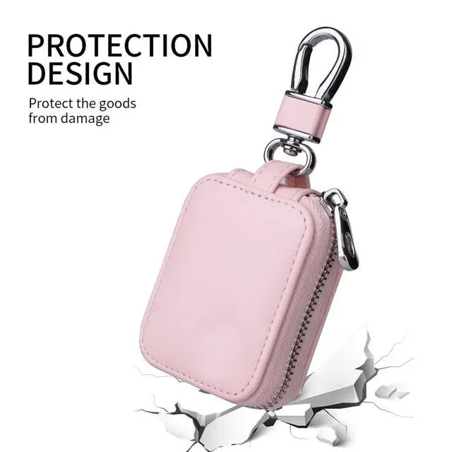 Alt view image 5 of 6 - Earbud Case Headphone Storage Case Compatible with Airpods 1/2/3/4 Pro Wireless Earphones (Pink)