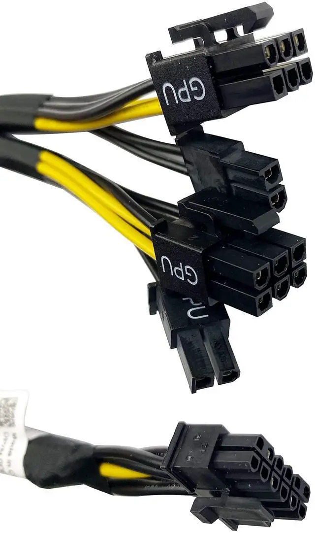 Alt view image 4 of 5 - New 12Pin to 8+8 Pin GPU Power Cable Compatible with Dell PowerEdge R750 R750XS R7525 Server 16inches DPHJ8