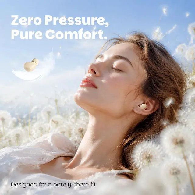 Alt view image 7 of 7 - Small Mini Invisible Earbuds Wireless Bluetooth Hidden Headphones Discreet Tiny Earbuds for Work Smallest Low Profile Micro Sleep Earbud Invisible Ear Buds for Small Ear Canals Sleeping