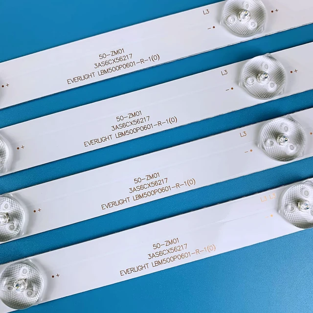 Alt view image 3 of 6 - 11 Pieces LED Backlight Strips for Hisense 50TV SVH500A22_REV06_6LED_131113 50K23DG 50K22DG 50K20DG 50H5G 50H3 HD500DF-B57/S0