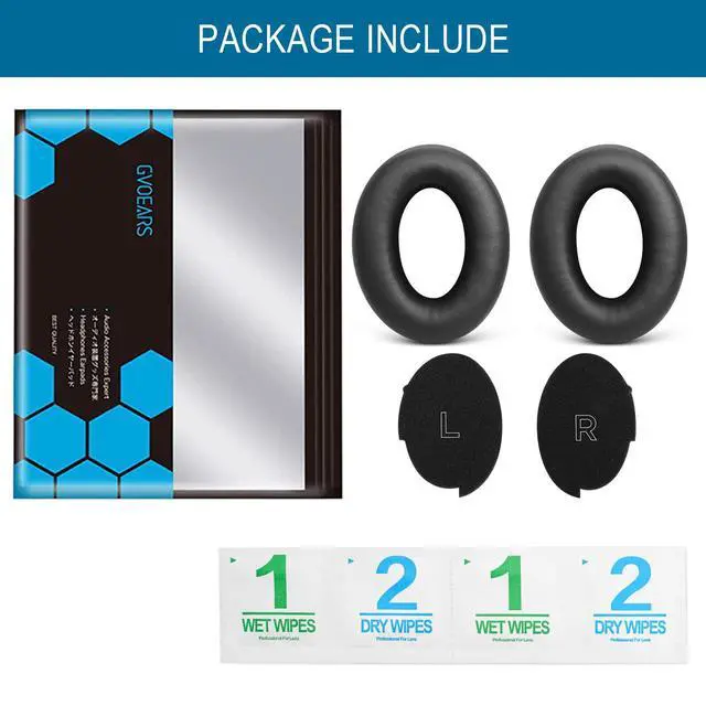 Alt view image 7 of 7 - Ear Pads for Bose A30 Headset, Replacement Ear Cushions for Aviation 30 | Upgraded Protein Leather Thicken Memory Foam (Black)