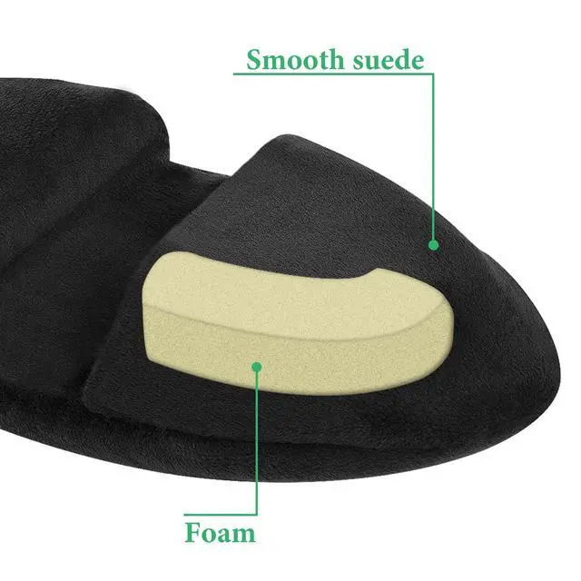 Alt view image 3 of 6 - Velour Headband Pressure Relief Pad Compatible with AKG K701, Sony MDR-7506, AUNE AR5000, HIFIMAN Arya, Lightspeed Zulu 3 and Lightspeed Sierra, Bose A20 X A10 Headphones (Black)