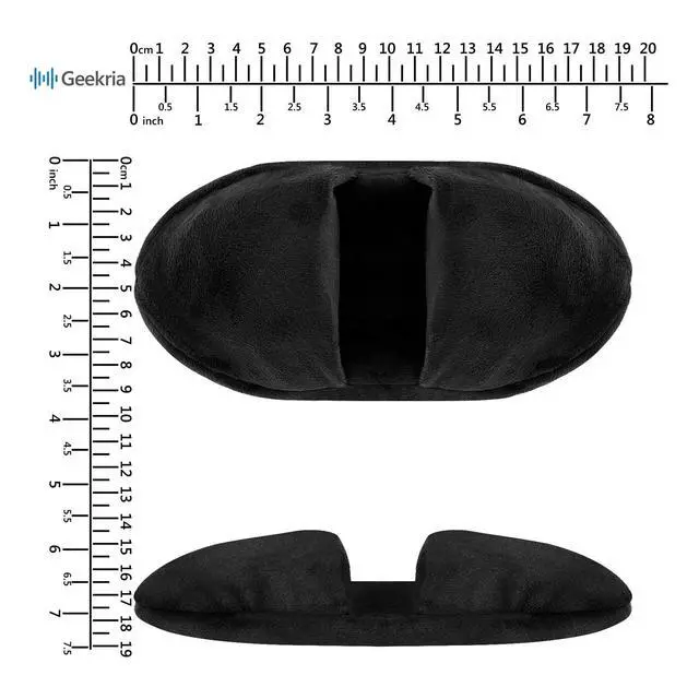 Alt view image 6 of 6 - Velour Headband Pressure Relief Pad Compatible with AKG K701, Sony MDR-7506, AUNE AR5000, HIFIMAN Arya, Lightspeed Zulu 3 and Lightspeed Sierra, Bose A20 X A10 Headphones (Black)