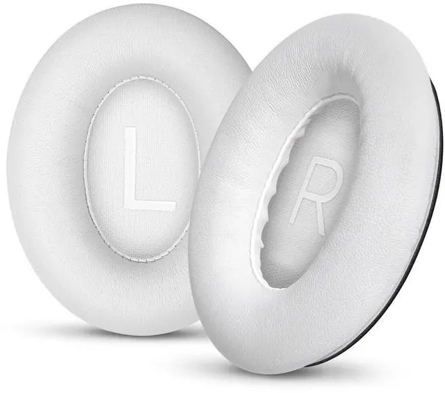 Main image of Replacement Ear-Pads Cushions for Bose QuietComfort 45 35 35ii (QC-45 QC-35 QC-35 ii), Genuine Lambskin Ear Covers Compatible with QuietComfort SE (QC SE)/ New QuietComfort Headphones(White)