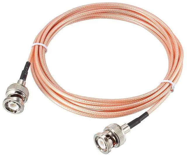 Main image of BNC Male to BNC Male Coax Cable RG316 Low Loss RF Coaxial Cable 50 Ohm 10 Ft for Video Signals,CCTV,DVR,Camera