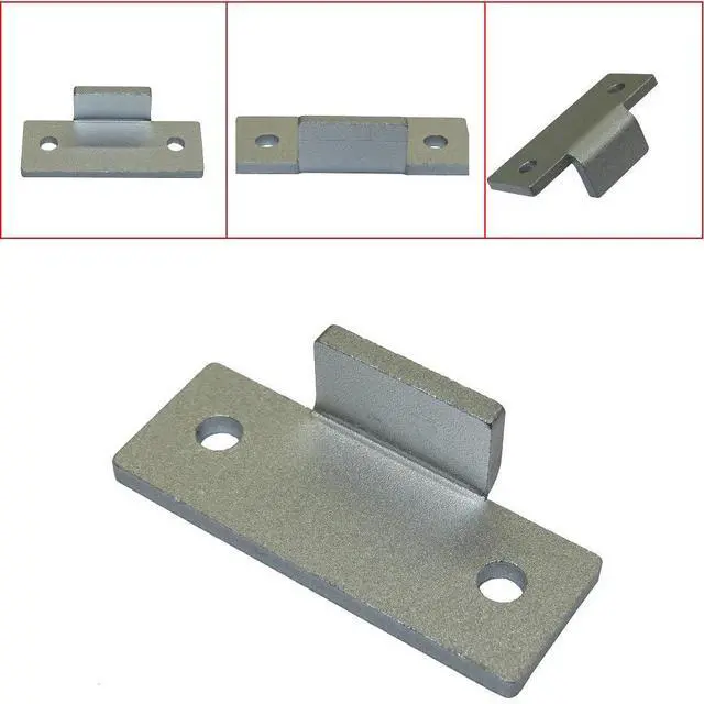 Alt view image 2 of 6 - Technics 1 Pair Turntable Dust Cover Repair Tab Hinges Kit for SL-D2 3200 B2 Q2 D3 - Machined Aluminum