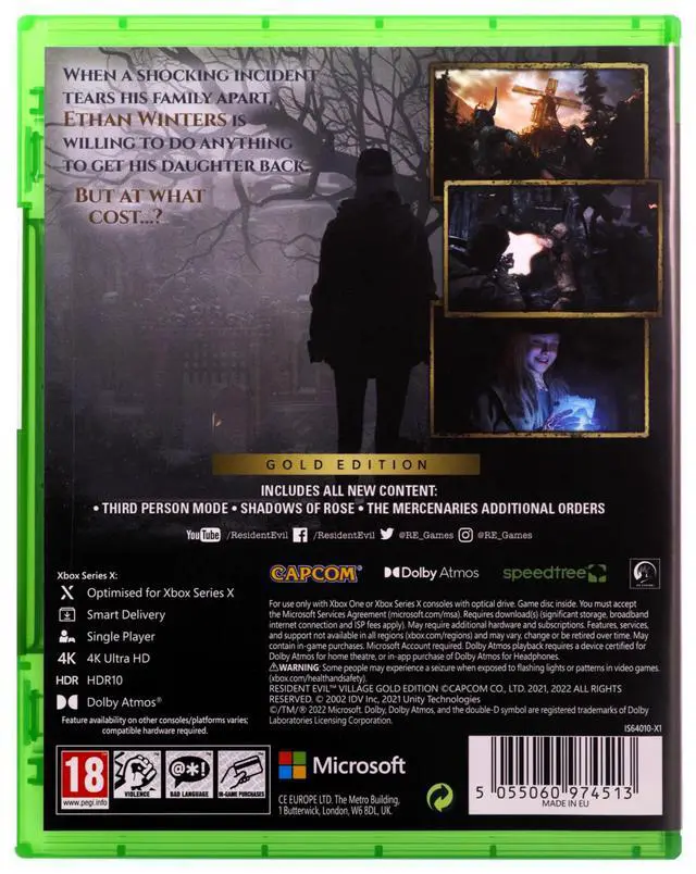 Alt view image 2 of 2 - Resident Evil Village (Gold Edition)