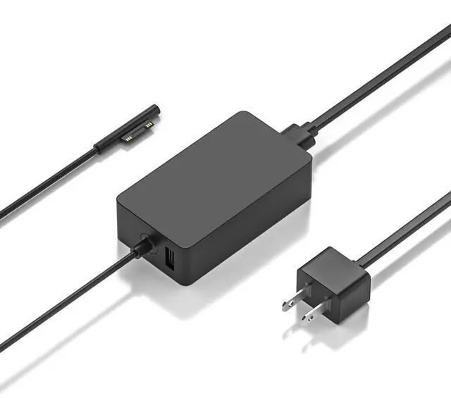 Main image of 65W Laptop Charger Fit for Surface Pro 3 4 5 6 7 Laptop | For Surface Laptop 7/6/5/4/3/2/1, Go 3/2/ 1, with USB Port, Support 44W 36W