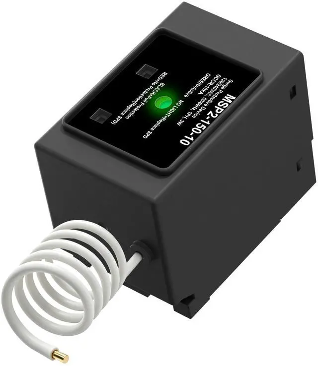 Main image of Surge Protective Device Type 2 SPD, 120/240VAC Whole House Surge Protector, Plug-On Circuit Breaker Protection with LED Indicator, Compatible with Siemens Eaton GE Panels, UL Listed