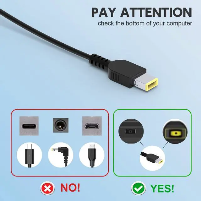 Alt view image 4 of 6 - 230W Laptop Charger Compatible with Legion 5 7 Series GX20L29347 and More AC Adapter Power Supply Cord