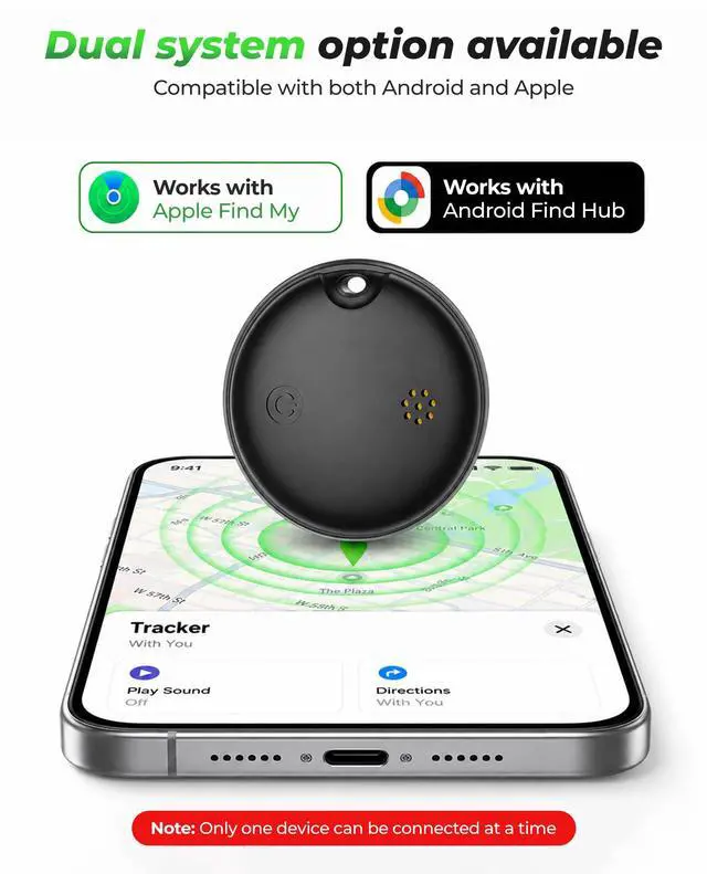 Alt view image 2 of 7 - 2026 Air Tags 4 Pack Tracker Tag for Android & iOS - Bluetooth Tracker with IP68 Waterproof, 100dB Alarm, Replaceable Battery, GPS Tracker Smart Tag for Luggage Keys Wallet Pets Kids, Airtag 4 Pack