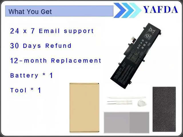 Alt view image 5 of 7 - C41N1837 New Laptop Battery Replacement for ASUS ROG Zephyrus S G15 GA501I GA502 GA502DU GA502GU GU502DU GX502GW GX532GV GU532GW GU502GV GU532GU GU532GV Notebook 0B200-03380100