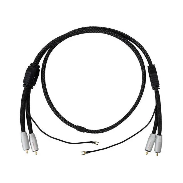 Alt view image 2 of 4 - Premier XL Phono Turntable Cable RCA to RCA 1.25 Meter