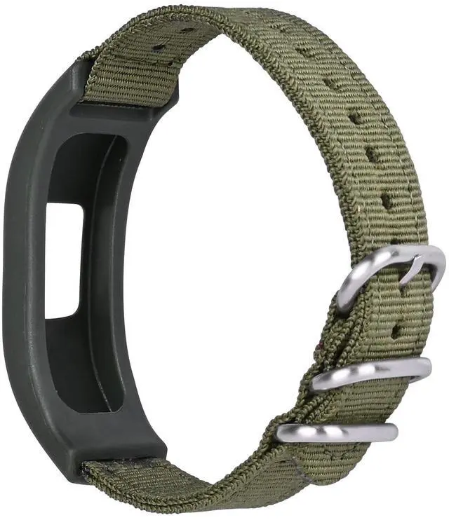 Alt view image 2 of 2 - Nylon Bands Compatible with Garmin Vivofit 4 tracker Replacement Bands with Case