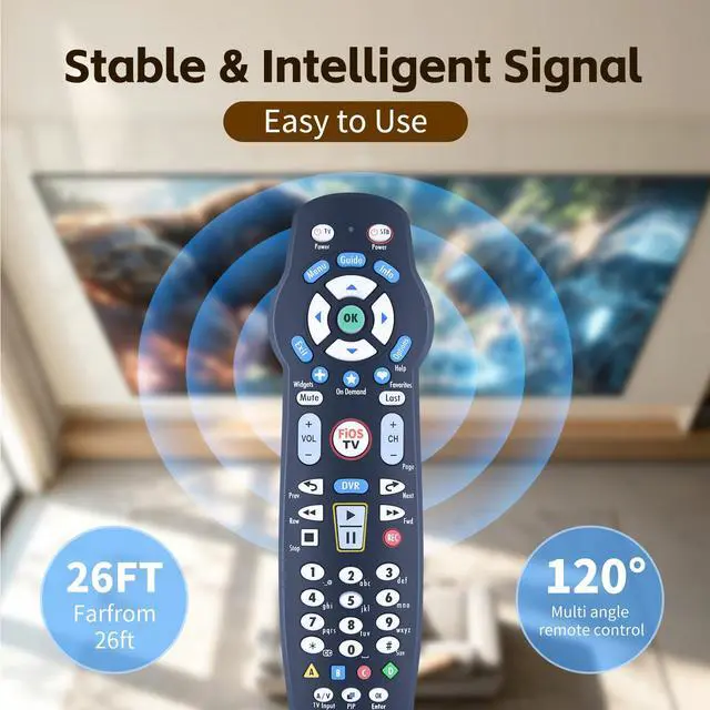 Alt view image 4 of 7 - Universal Replacement Remote for Verision Fios VZ P265v4 P265v5 RC TV STB