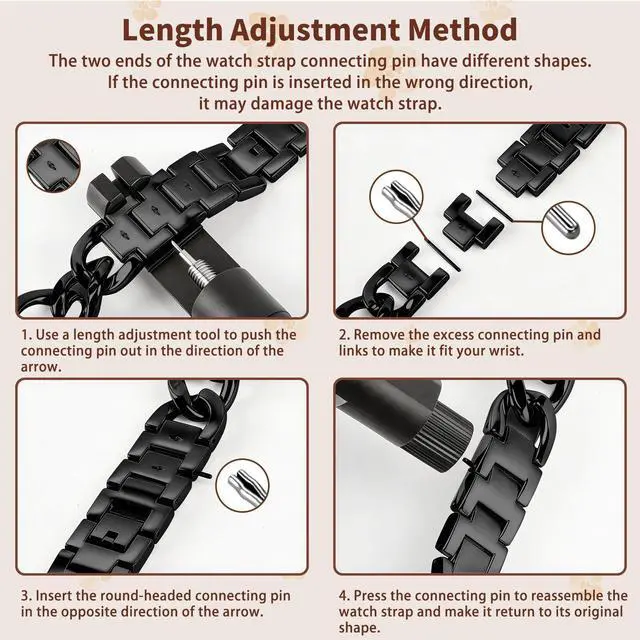 Alt view image 6 of 7 - 22mm Band for Amazfit Cheetah 2 Ultra, Women's Metal | Women's Metal Skeleton Chain Link Replacement Strap for Amazfit Balance Ultra/3/2/Active Max/Bip 6/5/GTR 4/3 Pro
