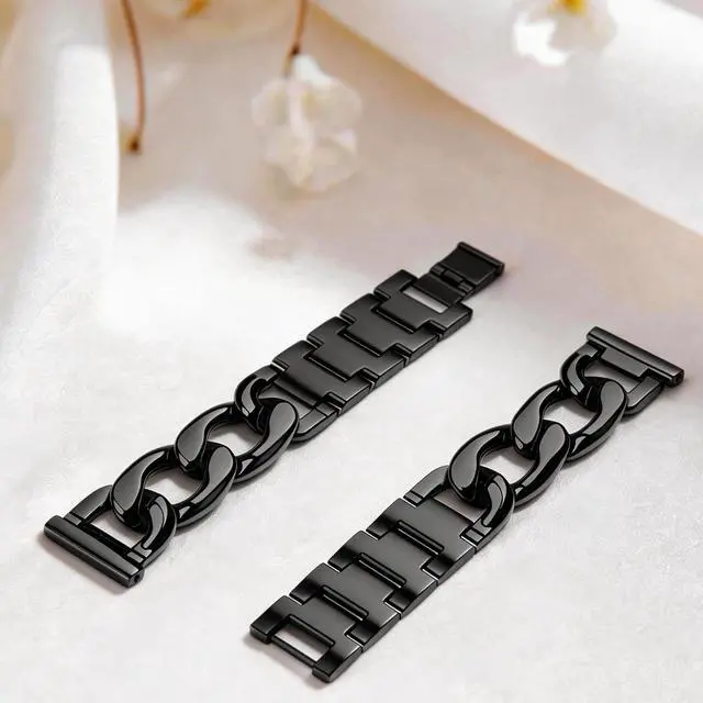 Alt view image 7 of 7 - 22mm Band for Amazfit Cheetah 2 Ultra, Women's Metal | Women's Metal Skeleton Chain Link Replacement Strap for Amazfit Balance Ultra/3/2/Active Max/Bip 6/5/GTR 4/3 Pro