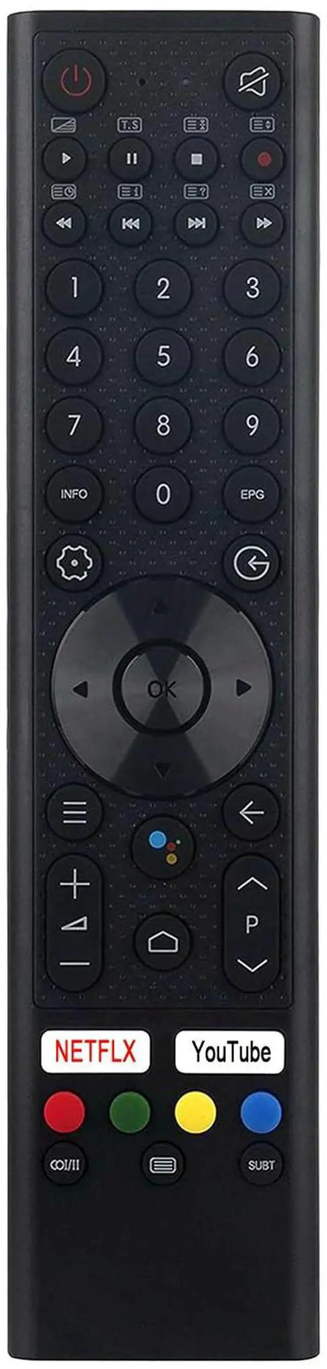 Main image of Replace Voice Remote Control fit for Sansui Smart TV ES43S1A ES55S1A | SMX65E1UAD SMX50F3UAD SMX58F3UAD