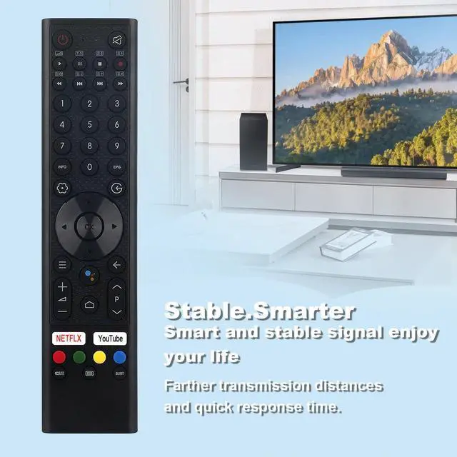 Alt view image 4 of 7 - Replace Voice Remote Control fit for Sansui Smart TV ES43S1A ES55S1A | SMX65E1UAD SMX50F3UAD SMX58F3UAD