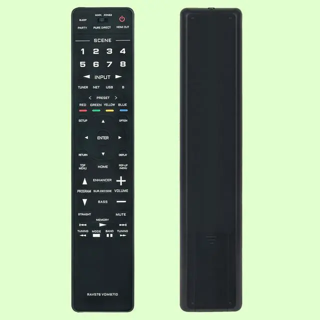 Alt view image 2 of 6 - Replacement Remote RAV576 VDM8710, Fit for Yamaha AV Receiver | RX-A2A RX-A4A RX-A6A RX-A8A RX-A4ABL
