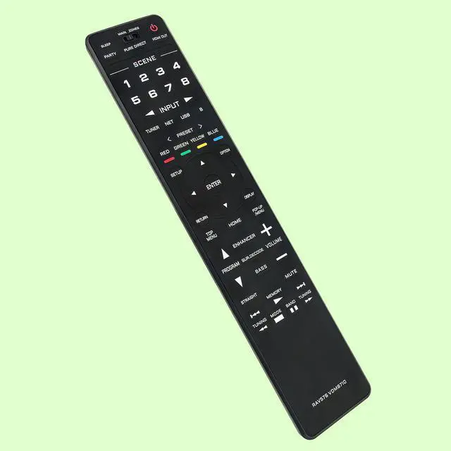 Alt view image 5 of 6 - Replacement Remote RAV576 VDM8710, Fit for Yamaha AV Receiver | RX-A2A RX-A4A RX-A6A RX-A8A RX-A4ABL