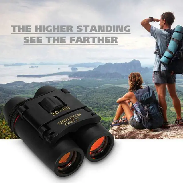Alt view image 3 of 7 - Mini Compact Binoculars for Adults Kids, Mini Pocket Folding Binoculars with Clear Low Light Vision, Lightweight Waterproof Binocular for Bird Watching Outdoor Hunting Travel Sightseeing
